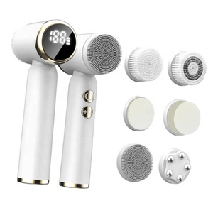 Brosse nettoyante électrique portable en silicone pour le visage, nettoyage en profondeur, chaud et froid - Product Image 3