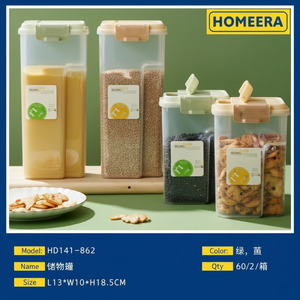 Multicolor 13L contenitori ecologici di alta qualità 13x10x185CM per un'organizzazione efficiente della cucina domestica - Product Image 1