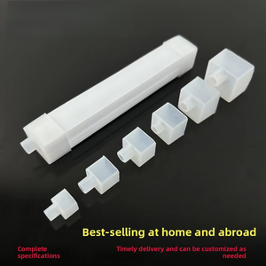 <b>LED</b> <b>Strip</b> Silicone End Cap <b>Waterproof</b> Square Round Direct Side Outlet Cover for Silicone Neon Flex COB <b>Strip</b> <b>Light</b> OA2P - Product Image 2