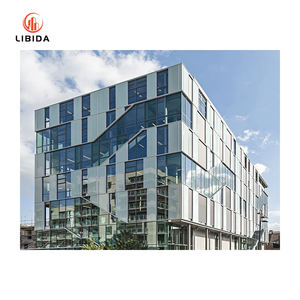 <span class=keywords><strong>Prix</strong></span> des murs rideaux en verre par <span class=keywords><strong>M2</strong></span> Double façade en verre isolé en aluminium Mur rideau en verre structurel incurvé plat - Product Image 6