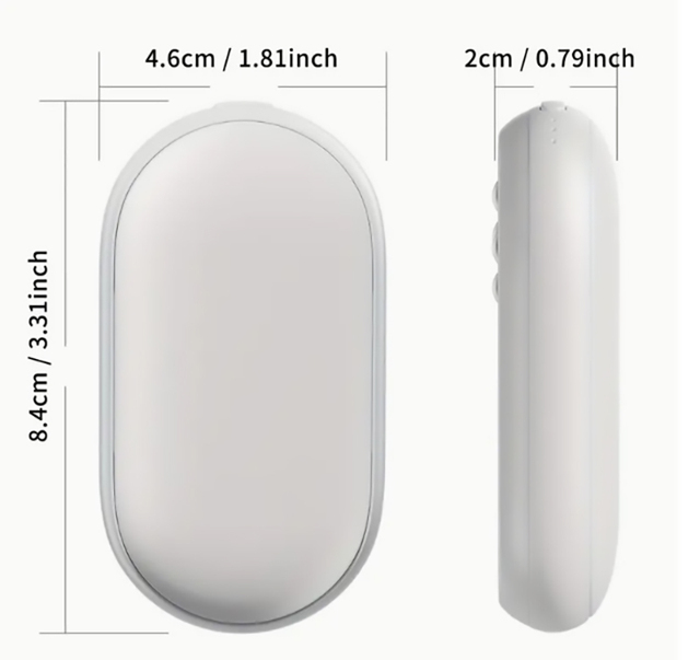 Mini 2 in 1 Electric Reusable Usb Rechargeable Magnetic Hand Warmer Power Bank