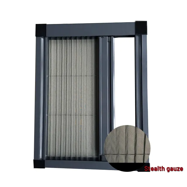 Плиссированная сетка для окон, защита от пыли и насекомых, полиэстер, сетка для окон с ПВХ покрытием, москитная сетка для окон