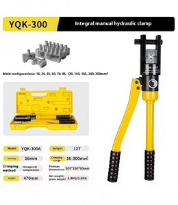 YQK-300 nhiệm vụ nặng nề của nhãn hiệu thủy lực Cáp Lug Uốn Tóc bồng công cụ thủy lực thiết bị đầu cuối cách nhấn công cụ cho <span class=keywords><strong>Poly</strong></span> Ống - Product Image 6