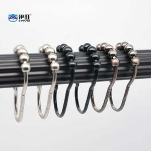 Modern Bathroom Stainless Steel Shower <b>Curtain</b> Hooks Metal Splash Clip - Product Image 4