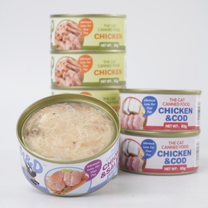 Nourriture <span class=keywords><strong>pour</strong></span> chats en conserve saveur <span class=keywords><strong>thon</strong></span> et poulet, <span class=keywords><strong>la</strong></span> plus vendue, OEM, délicieuses friandises humides <span class=keywords><strong>pour</strong></span> chats, aliments humides <span class=keywords><strong>pour</strong></span> chats, aliments en conserve <span class=keywords><strong>pour</strong></span> animaux de compagnie, vente en gros d'usine - Product Image 6