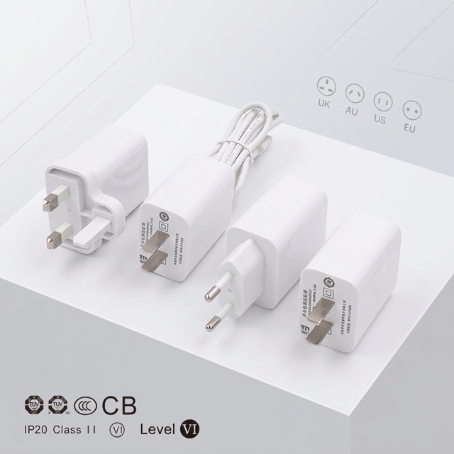 10W 12W USB-A Port/ USB-C Port Wall Plug Power Adaptor 5V 1A 2A AC DC Power Supply for CCTV WiFi Camera Monitor
