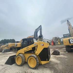 Caterpillar d'occasion en excellent état pour le chargeur compact CAT 246D3 Charge nominale de 10 tonnes avec un bon fonctionnement Prix de vente - Product Image 2