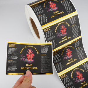 Tùy chỉnh tóc không thấm nước chai dầu với nhãn tùy chỉnh, dính Bopp logo riêng in nhãn cho tóc chai dầu - Product Image 6