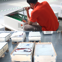 بطارية ليثيوم فوسفات الحديد (LiFePO4) من Lefor بسعة 5/10/14/16 كيلوواط ساعة، 51.2 فولت، 100/200/280/314 أمبير ساعة، مع واي فاي لتخزين الطاقة الشمسية للاستخدام المنزلي المتصل بالشبكة والهجين والمنفصل عنها.
