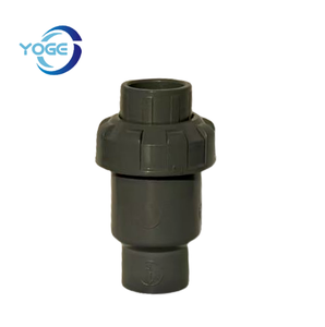 योज yg05001 उच्च गुणवत्ता वर्ग <span class=keywords><strong>pvc</strong></span> ऊपर स्विंग चेक वाल्व पानी की आपूर्ति के लिए उच्च दबाव एनीसी गोंद सॉकेट - Product Image 4