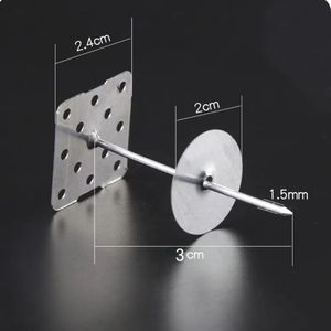 Clous d'isolation triangulaires en aluminium pour l'isolation des conduits <span class=keywords><strong>de</strong></span> climatisation centrale et la fixation <span class=keywords><strong>de</strong></span> la <span class=keywords><strong>laine</strong></span> <span class=keywords><strong>de</strong></span> <span class=keywords><strong>verre</strong></span>, longueurs <span class=keywords><strong>de</strong></span> 5 cm et 7 cm - Product Image 6