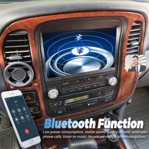 เครื่องเล่นวิดีโอมัลติมีเดียแอนดรอยด์13 LX470 1998-2002 Toyota Landcruiser LC100สเตอริโอวิทยุสูงจีพีเอสออโต้วิทยุ - Product Image 5