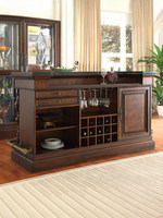 Table de bar en bois massif de style vintage américain et européen avec plateau en marbre pour la maison, le salon, l'îlot de cuisine, le comptoir, la réception
