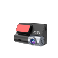 Dashcam Ganda 4K+4K Depan 4K Belakang 4K Dukungan Pelacakan GPS 512GB 3 Inci HDR WDR 5.8G WIFI G-Sensor Monitor Parkir