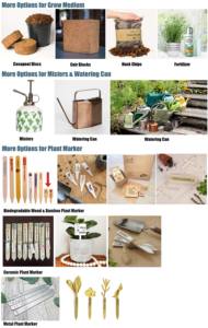 Kit de plante de parfum de bougie brillante, vente en gros, kit de fabrication de bougie parfumée, Kit de positivité rayonnante, bougie DIY dans un pot de <span class=keywords><strong>jardinière</strong></span> - Product Image 6