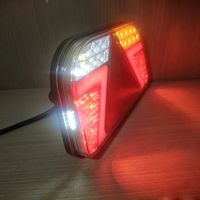 Feu arrière combiné à LED pour camion et remorque, feu stop à LED, feu arrière avec réflecteur, 12-24V, feu de position arrière