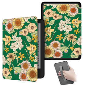 Ealysun Étui rigide personnalisé léger en PU pour <span class=keywords><strong>Kindle</strong></span> 6.8 pouces <span class=keywords><strong>Paperwhite</strong></span> 11th Gen <span class=keywords><strong>2021</strong></span> M2L3EK/M2L4EK Fonction veille automatique - Product Image 1