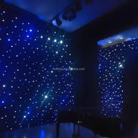 Guirlande lumineuse LED multicolore en forme d'étoile, lumières LED matricielles, blanc bleu et blanc chaud pour les mariages et les fêtes