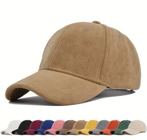 Casquettes de baseball en daim de haute qualité, personnalisables avec logo brodé, pour la vente en gros - Product Image 1