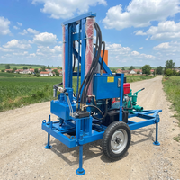 Foreuse de puits d’eau 100m 150m 200m 300 m, machine légère de forage d’eau à longue durée de vie, machine de forage de forages d’eau