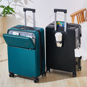 Valise de Voyage Grande Capacité 2026 Tendance avec Ouverture Frontale, Compartiment Ordinateur Portable et Port USB – <span class=keywords><strong>Bagage</strong></span> <span class=keywords><strong>Cabine</strong></span> à Roulettes pour le Voyage - Product Image 6