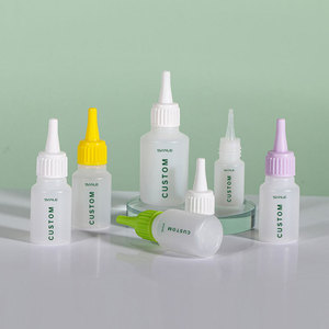 Sanle <b>Plastic</b> Pointed Nose Bottles 12 25 55ml Screw Cap Cosmetic <b>Packaging</b> For Ear Drops Dental Gel Glue Makeup Primer - Product Image 1
