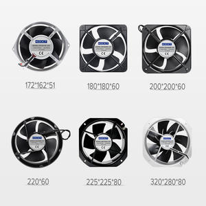 Ventilador Axial con Rodamiento de Bolas para Gabinete Industrial NOXT Northcote ZR8038B/9225B/12038B/12025B/17251B, 220V, Refrigeración, Caja de Distribución de Energía - Product Image 5