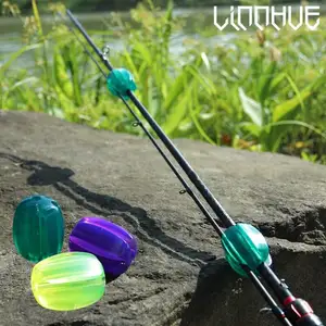 Topline Fishing Rod Holder Silicone Ball to Protect Spinning Fishing Rod Fixed Ball Rod Ball Fishing Accessories