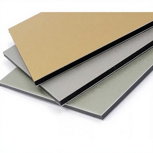 Panneau composite en aluminium moderne 3 mm, revêtement PVDF, ignifuge, pour revêtement mural extérieur de bâtiment - Product Image 1