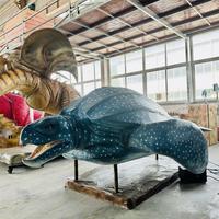 Modèle de tortue de mer animatronique en métal avec télécommande pour aire de jeux et parc sportif décoration de taille personnalisable