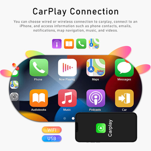 Podofo đôi DIN <span class=keywords><strong>Android</strong></span> xe Đài phát thanh stereo 6.2 "Màn hình cảm ứng Carplay & <span class=keywords><strong>Android</strong></span> tự động cho Fiat Punto 2010-2016/Linea 2012-2015 - Product Image 6