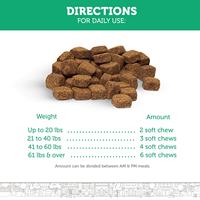Supplément anti-démangeaison personnalisé à mâcher doux pour la peau du chien Allergies saisonnières Santé intestinale avec oméga 3 Probiotiques à mâcher Vente en gros