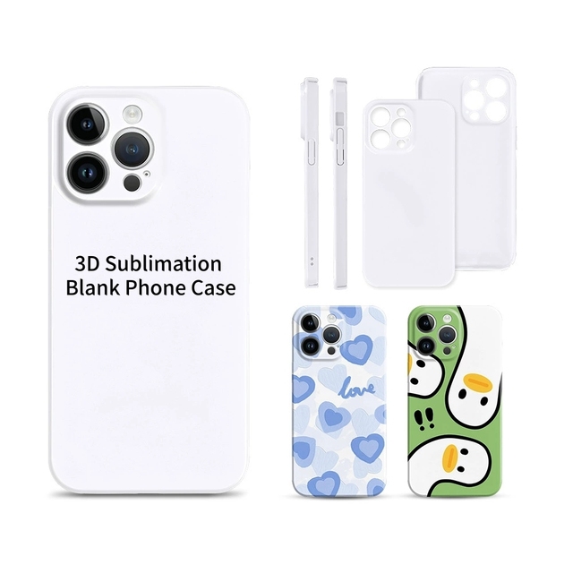 Factory Wholesale Blank 3D PC Heat Transfer Film Sublimation Phone Cases for iPhone 17 16 15 14 13 Pro Max Plus Protector Cover