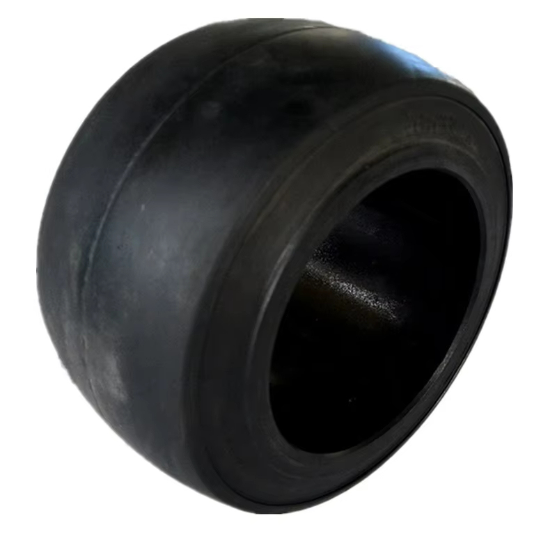 Chinese OEM Smooth Solid Tire 9*5*5 SM 9X5X5 12*4*8 12*4.5*8 12*5*8 Press on Tyre for Light Material Handling Carts