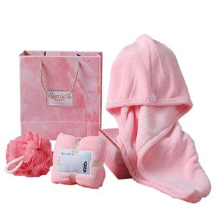 Custom Bride and Groom <b>Gift</b> Set Cute <b>Pink</b> Party Wedding Favour Souvenir 3 in 1 Towel <b>Gift</b> Box for Bridesmaids - Product Image 1