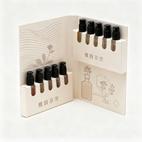 Servicios de Marca OEM/ODM, Caja de Embalaje para Set de Perfumes de 2 ml con Certificación FSC, Caja de Regalo Colección Discovery, Paquete de 10 Frascos Pequeños
