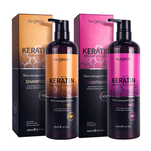 Produits capillaires réparateurs à la kératine naturelle anti-chute et au collagène, fabricant OEM MEIDU, traitement à la kératine, shampoing et après-shampoing pour cheveux - Product Image 1