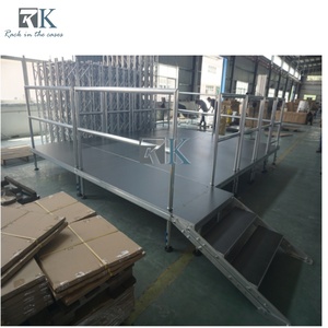 Wholesale Easy Install Outdoor Portable Stage Podium Concert Four Leg Aluminum Stage Height Adjustable Stage Platform for Event - Product Image 5