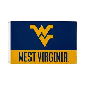 Bandiera 100% in poliestere del Cactus del deserto della Virginia Occidentale University WVU alpinisti - Product Image 1