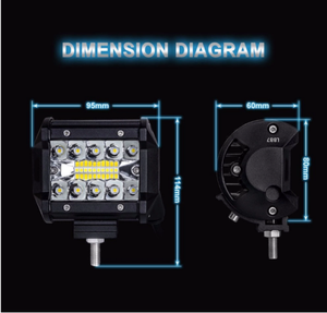 DIKAM Ventes Flash 20 Pièces 3030 60W Feux de Travail LED Tout-Terrain Feux de Position LED Barre LED Feux Antibrouillard Tout-Terrain pour Camion - Product Image 3