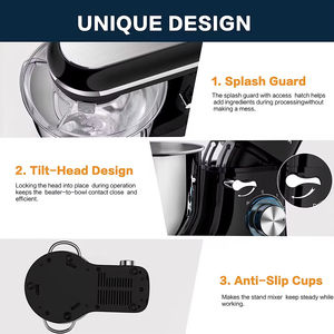 Multi Functional Electric Kitchen Spiral Dough Mixer Stand with Mixing Bowl Tilt-Head Design 6-Speed for Home & <b>Bakery</b> Use - Product Image 5