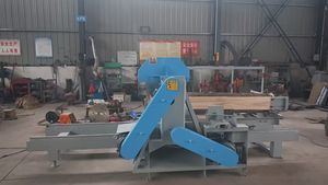 Scie circulaire verticale ALWI pour la coupe de bois, puissance 7,5 kW, capacité de coupe 30-370 mm - Product Image 4