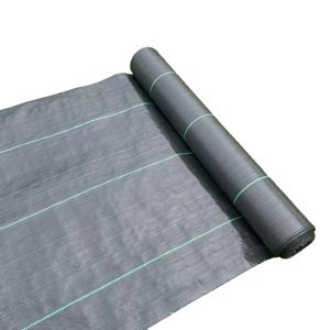 Tikar kontrol gulma pertanian penutup tanah plastik hitam penghalang gulma - Product Image 1