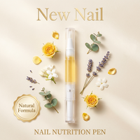 Huile pour cuticules en gros avec logo personnalisé et marque privée, parfum fruité, soin des ongles, anti-peaux mortes, stylo applicateur