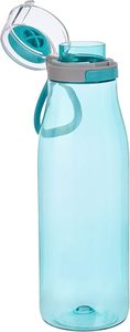 Bouteilles d'eau sans BPA Tritan de 24 oz, couvercle à <span class=keywords><strong>action</strong></span> directe bleu et violet pour le camping, 2 packs - Product Image 3