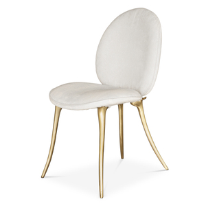 Silla de Diseño Nórdico Moderno, Construcción de Latón Fundido Pulido, Mueble para el Hogar, Silla Individual - Product Image 2