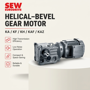 Reductor de Engranajes Cónicos Helicoidales Genuinos Serie K de SEW K49/K57/K67/K77, 1 Año de Garantía, Perfil Delgado, Directo de Fábrica, IE3, para Transportadores - Product Image 1
