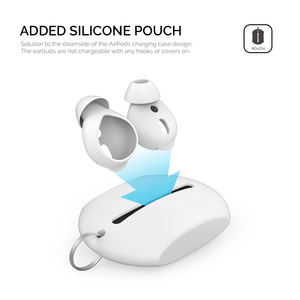 Embouts en silicone pour écouteurs améliorant la qualité sonore pour AirPods 1 et 2 - Product Image 4