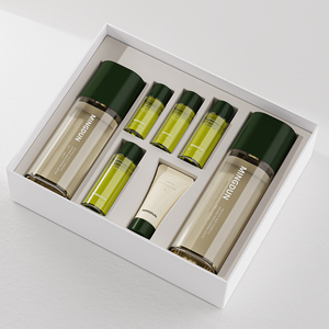 Mingdun Rose Gold sang trọng chăm sóc da bao bì chai nhựa Bộ rỗng cho chăm sóc da container Radian chai và lọ Bộ - Product Image 6