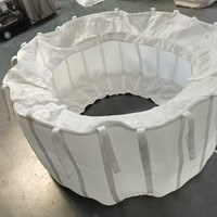 Sacs filtrants en maille pour centrifugeuse conformes aux normes GMP, à haut débit et rétention efficace des particules, pour utilisation avec des matières premières chimiques